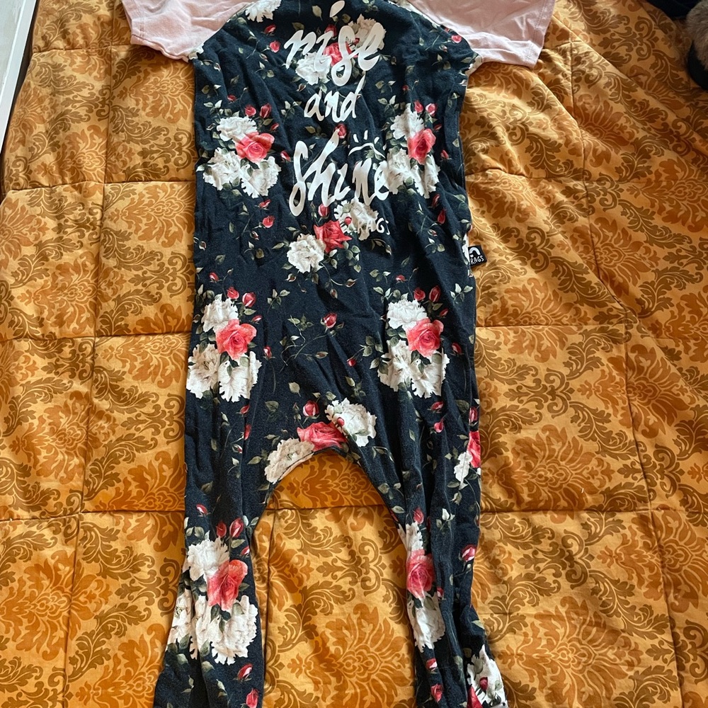 Floral Print Kids Bodysuit
